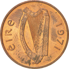 Moneda, REPÚBLICA DE IRLANDA, Penny, 1971, EBC+, Bronce, KM:20