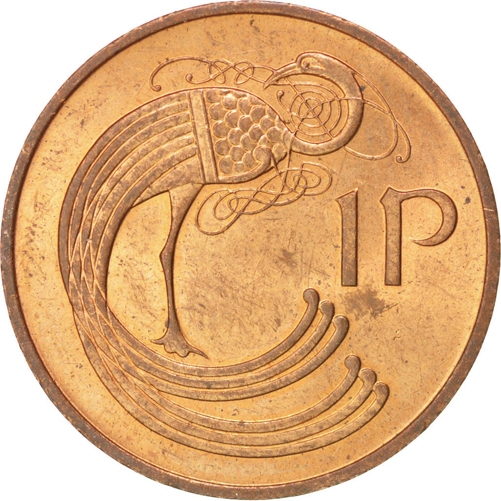 Coin, IRELAND REPUBLIC, Penny, 1971, MS(60-62), Bronze, KM:20