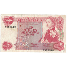 Billete, 10 Rupees, Undated (1967), Mauricio, KM:31a, MBC