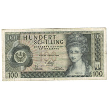 Banknote, Austria, 100 Schilling, 1969, 1969-01-02, KM:146a, VF(20-25)