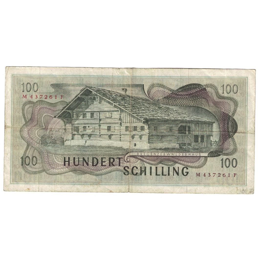 Banknote, Austria, 100 Schilling, 1969, 1969-01-02, KM:146a, VF(20-25)