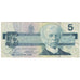 Banknot, Canada, 5 Dollars, 1986, KM:95c, VF(30-35)