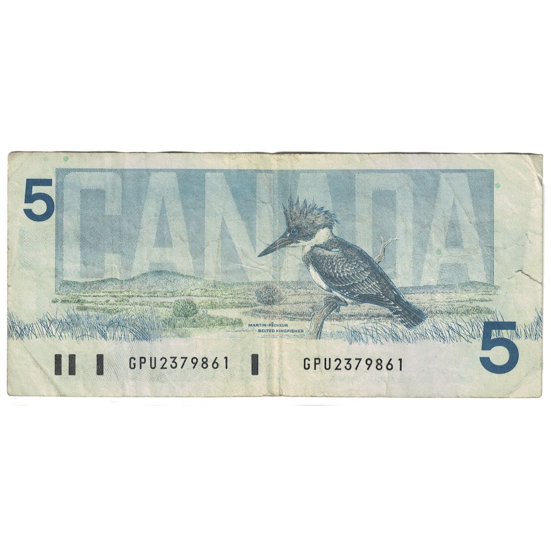 Banconote, Canada, 5 Dollars, 1986, KM:95c, MB+