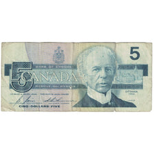 Biljet, Canada, 5 Dollars, 1986, KM:95c, TB