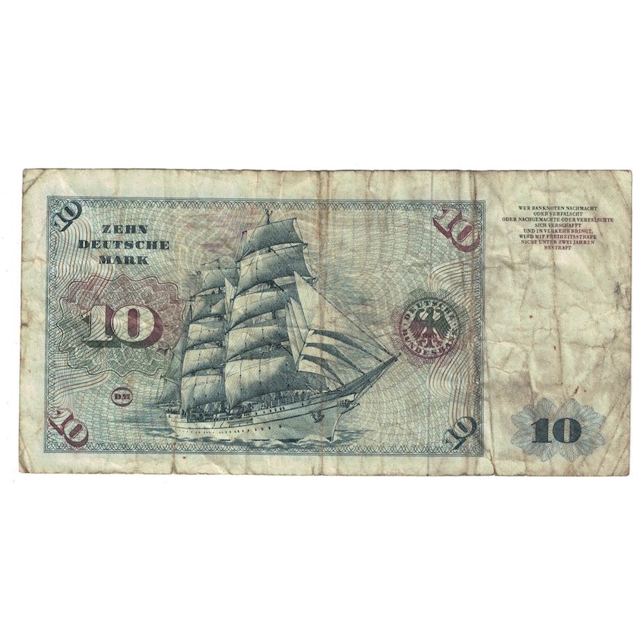 Banknote, GERMANY - FEDERAL REPUBLIC, 10 Deutsche Mark, 1977, 1977-06-01
