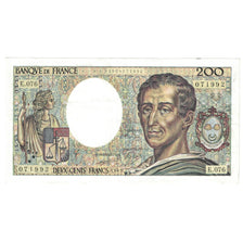 França, 200 Francs, Montesquieu, 1989, E.076, EF(40-45), Fayette:70.09, KM:155c