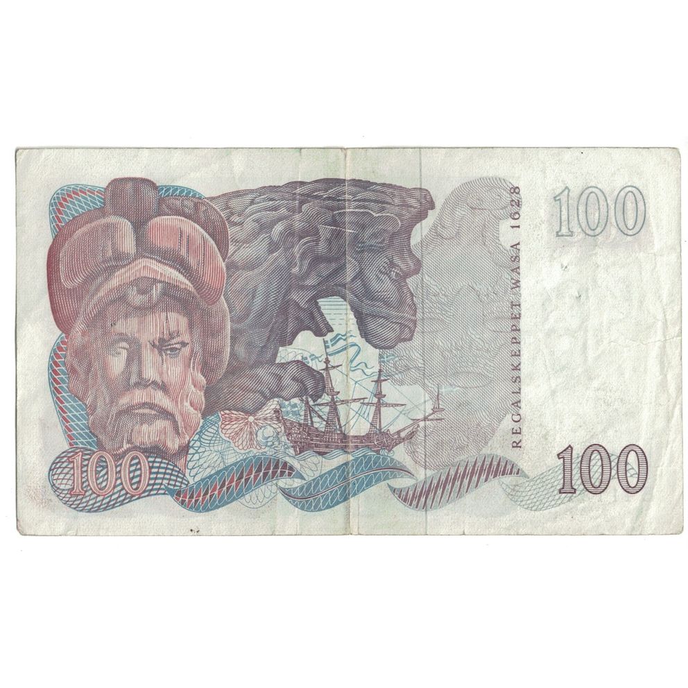 Billete, 100 Kronor, 1970, Suecia, KM:54a, MBC