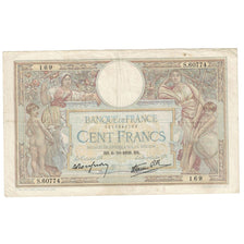 Frankreich, 100 Francs, Luc Olivier Merson, 1938, S.607, S+, Fayette:25.30