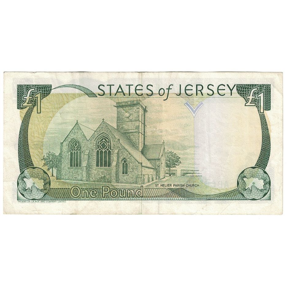 Banknot, Jersey, 1 Pound, Undated (2000), KM:26b, AU(50-53)