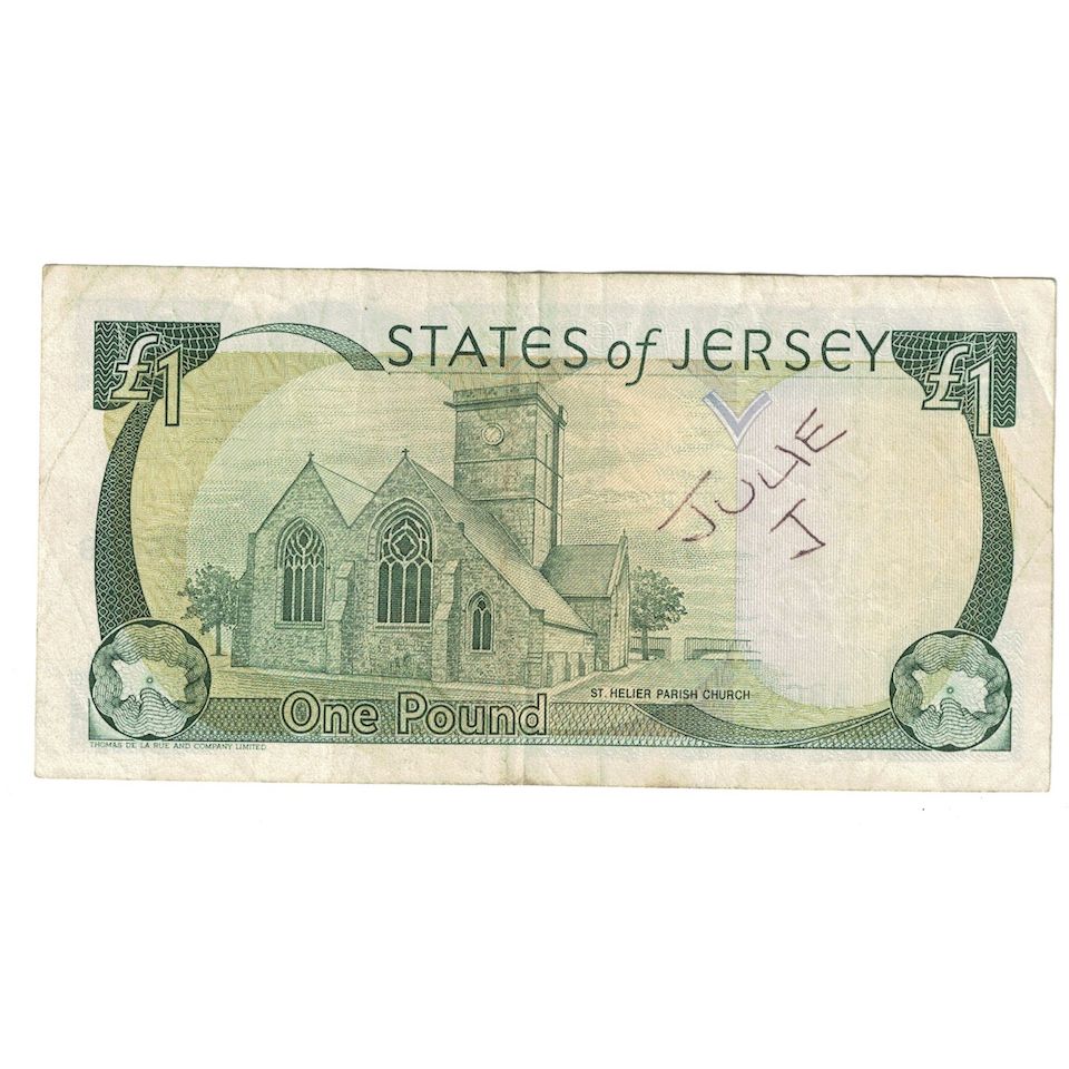 Biljet, Jersey, 1 Pound, Undated (2000), KM:26b, TTB