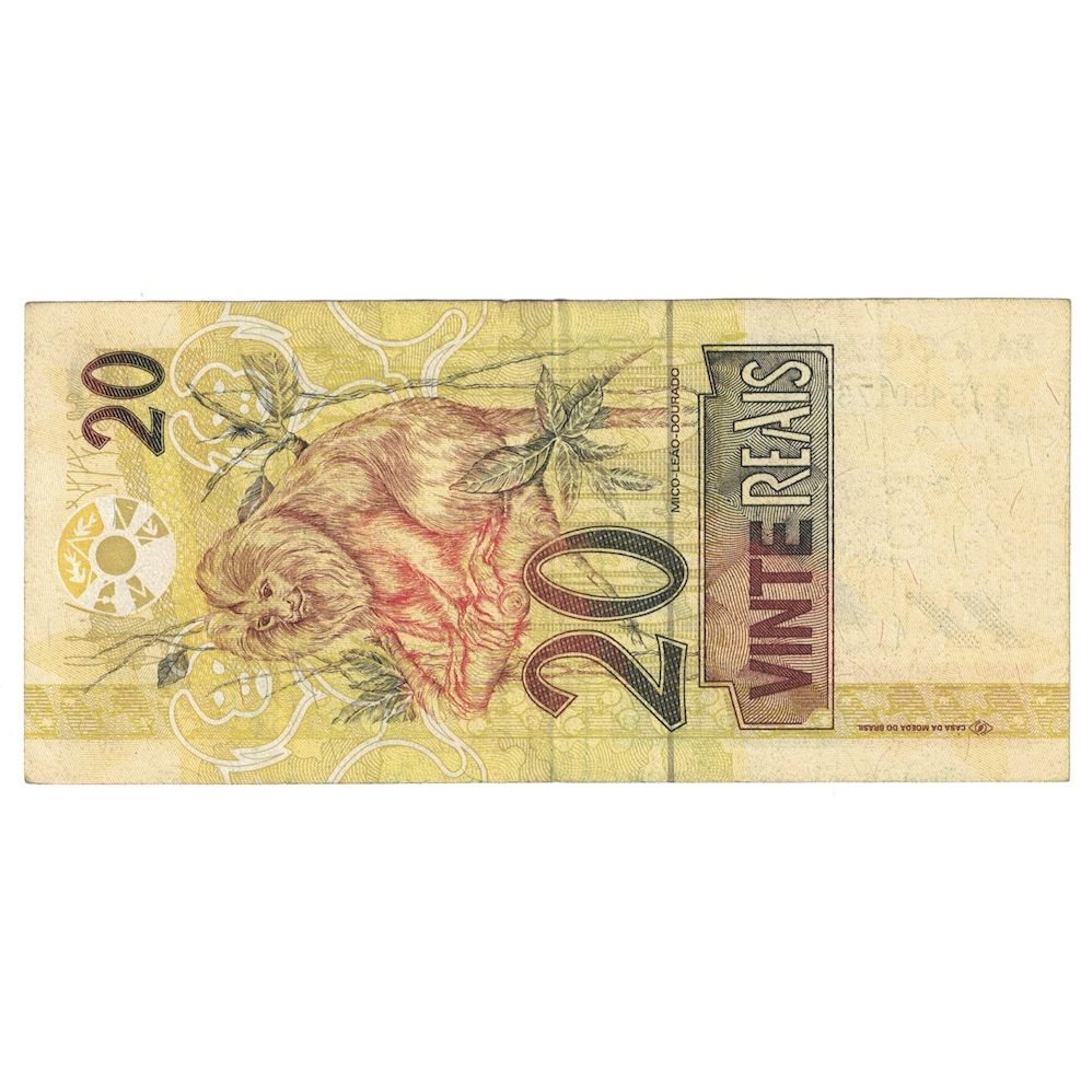 Billete, 20 Reais, ND (02-  ), Brasil, KM:250e, MBC
