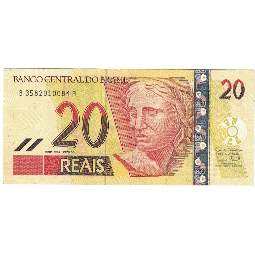 Banconote, Brasile, 20 Reais, ND (02-  ), KM:250e, SPL-