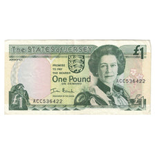 Biljet, Jersey, 1 Pound, Undated (2000), KM:26b, TTB
