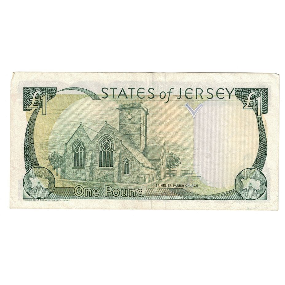 Biljet, Jersey, 1 Pound, Undated (2000), KM:26b, TTB