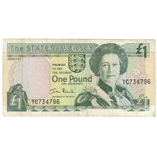 Billete, 1 Pound, Undated (2000), Jersey, KM:26b, BC+