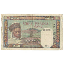 Banconote, Algeria, 100 Francs, 1942, 1942-11-02, KM:88, MB+
