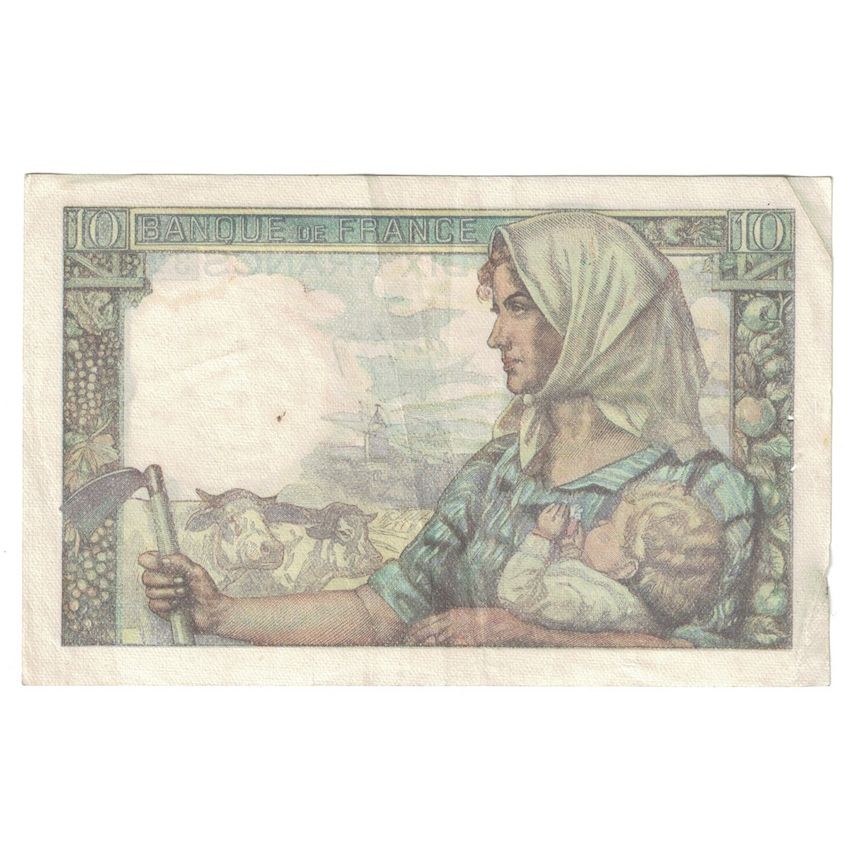 Frankreich, 10 Francs, Mineur, 1946, Q.120, SS+, Fayette:8.16, KM:99e
