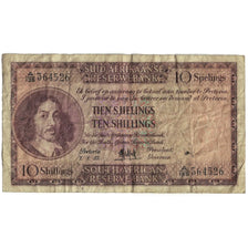 Billete, 10 Shillings, 1957, Sudáfrica, 1957-01-07, KM:91d, RC+