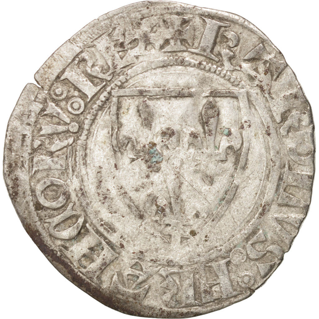 Coin, France, Blanc, Rouen, VF(30-35), Billon, Duplessy:377A