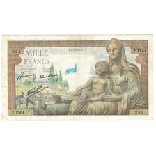 Frankrijk, 1000 Francs, Déesse Déméter, 1942, Z.120, TB+, Fayette:40.6