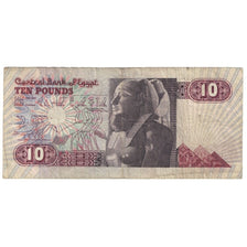 Biljet, Egypte, 10 Pounds, 1978-2000, KM:51, B+