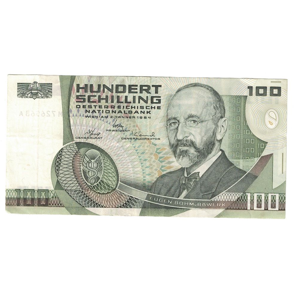 Billete, 100 Schilling, 1984, Austria, KM:150, MBC