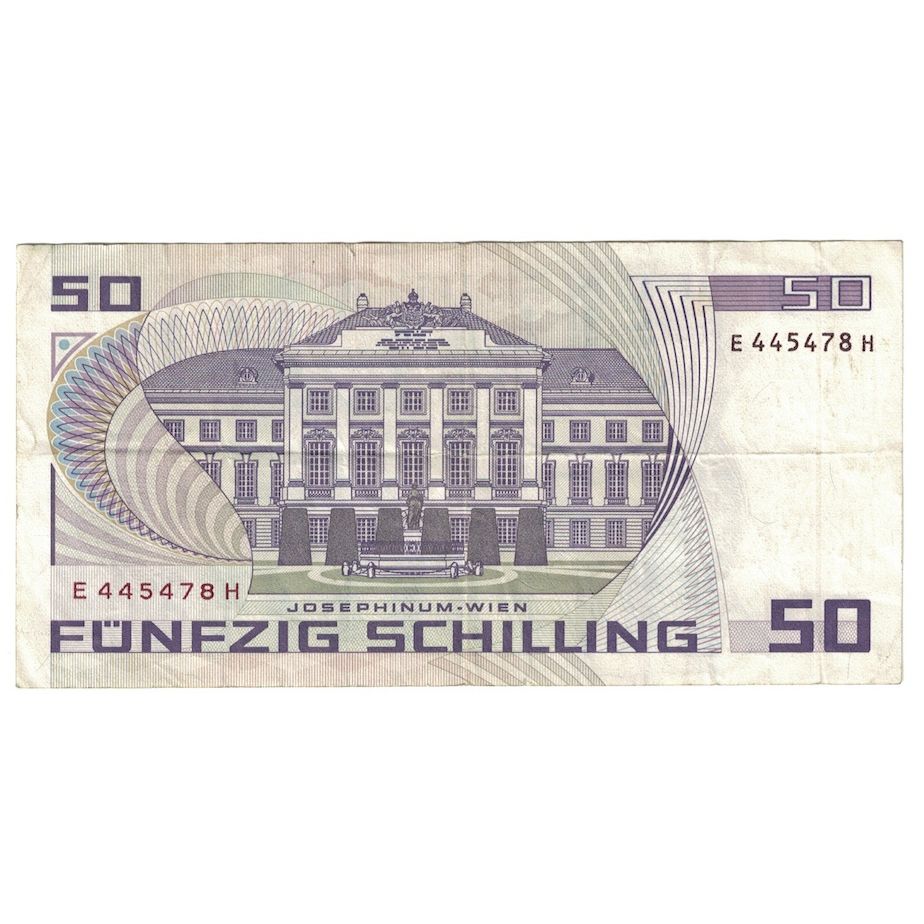 Geldschein, Österreich, 50 Schilling, 1986, 1986-01-02, KM:149, SS