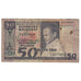 Banknote, Madagascar, 50 Francs = 10 Ariary, Undated (1974-75), KM:62a, VG(8-10)