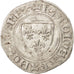 FRANCE, Charles VI, Blanc guénar, Mâcon, EF(40-45), Billon, Duplessy:377A
