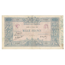 Frankrijk, 1000 Francs, Bleu et Rose, 1926, N.214, TB, Fayette:36.42, KM:67j