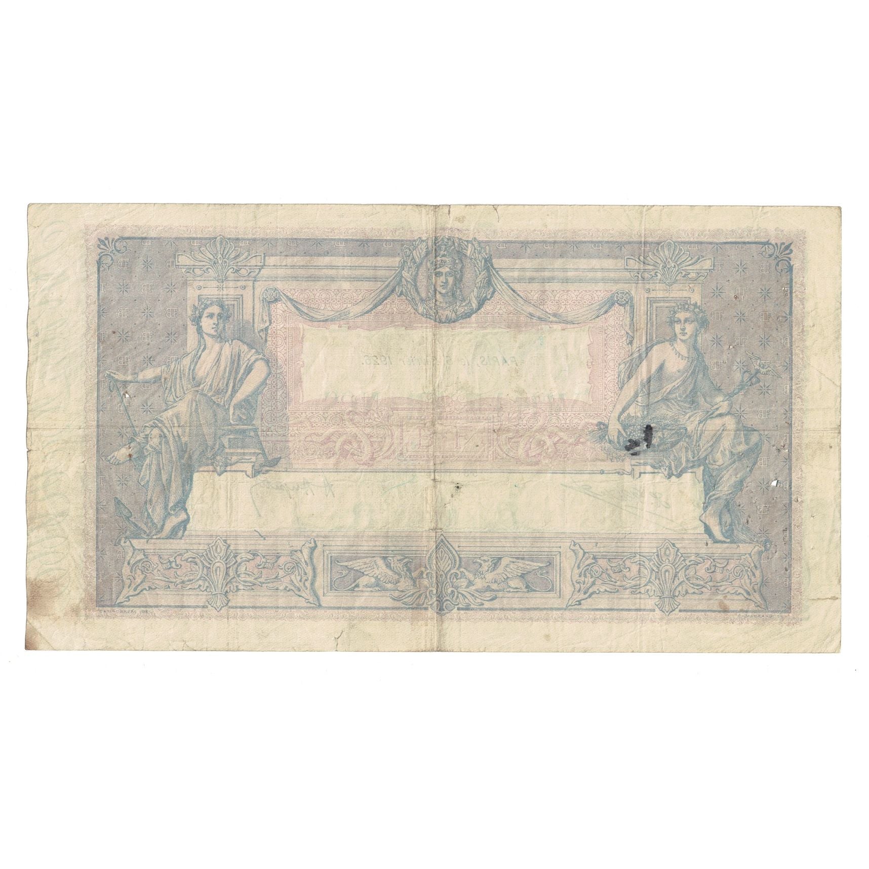 Frankrijk, 1000 Francs, Bleu et Rose, 1926, N.214, TB, Fayette:36.42, KM:67j