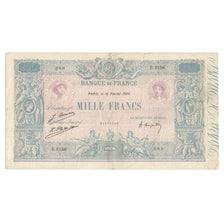 Francia, 1000 Francs, Bleu et Rose, 1926, D.215, MB, Fayette:36.42, KM:67j