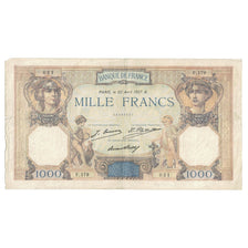 França, 1000 Francs, Cérès et Mercure, 1927, F.179, F(12-15), Fayette:37.1