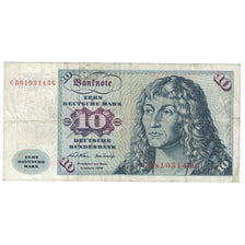 Banconote, GERMANIA - REPUBBLICA FEDERALE, 10 Deutsche Mark, 1970, 1970-01-02