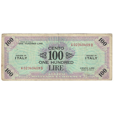 Billete, 100 Lire, 1943A, Italia, BC