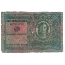 Biljet, Oostenrijk, 100 Kronen, 1912, 1912-01-02, KM:55a, B+