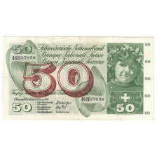 Banknot, Szwajcaria, 50 Franken, 1974, 1974-02-07, KM:48n, VF(30-35)