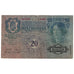 Banknot, Austria, 20 Kronen, 1913, 1913-01-02, KM:14, VF(20-25)