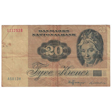 Banknot, Dania, 20 Kroner, 1981, KM:49c, VF(20-25)
