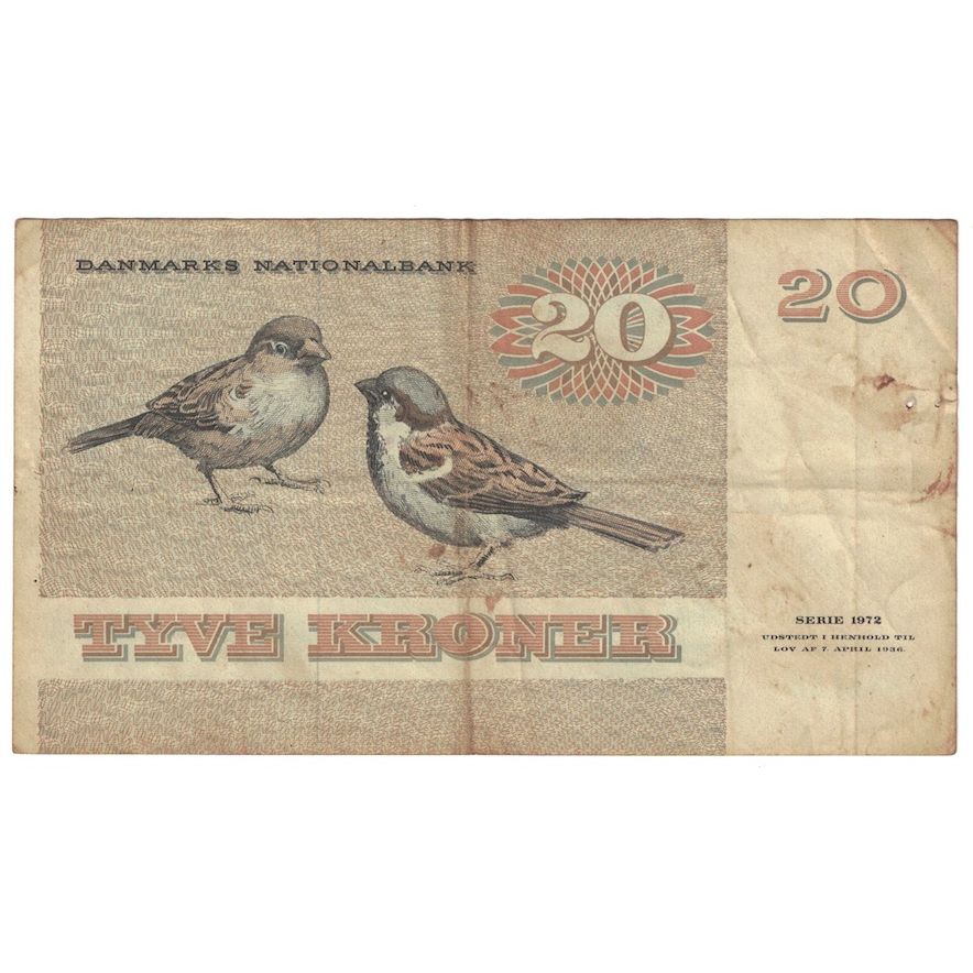 Banknot, Dania, 20 Kroner, 1981, KM:49c, VF(20-25)