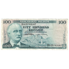 Banconote, Islanda, 100 Kronur, L.1961, KM:44a, BB+