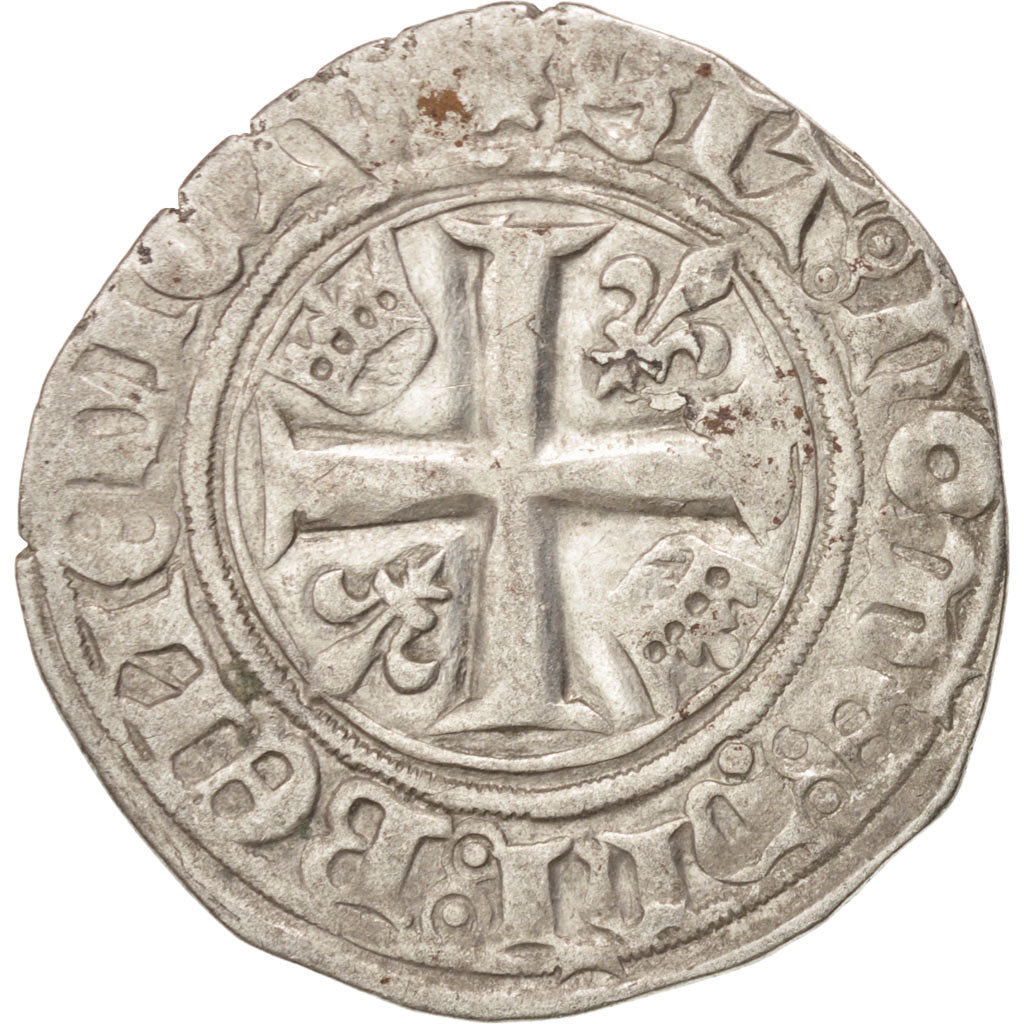 Coin, France, Blanc, Poitiers, EF(40-45), Billon, Duplessy:377A