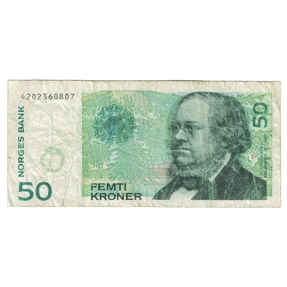 Banknote, Norway, 50 Kroner, 1999, KM:46b, VG(8-10)