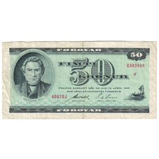Billete, 50 Kronur, 1987, Islas Feroe, KM:20c, BC+