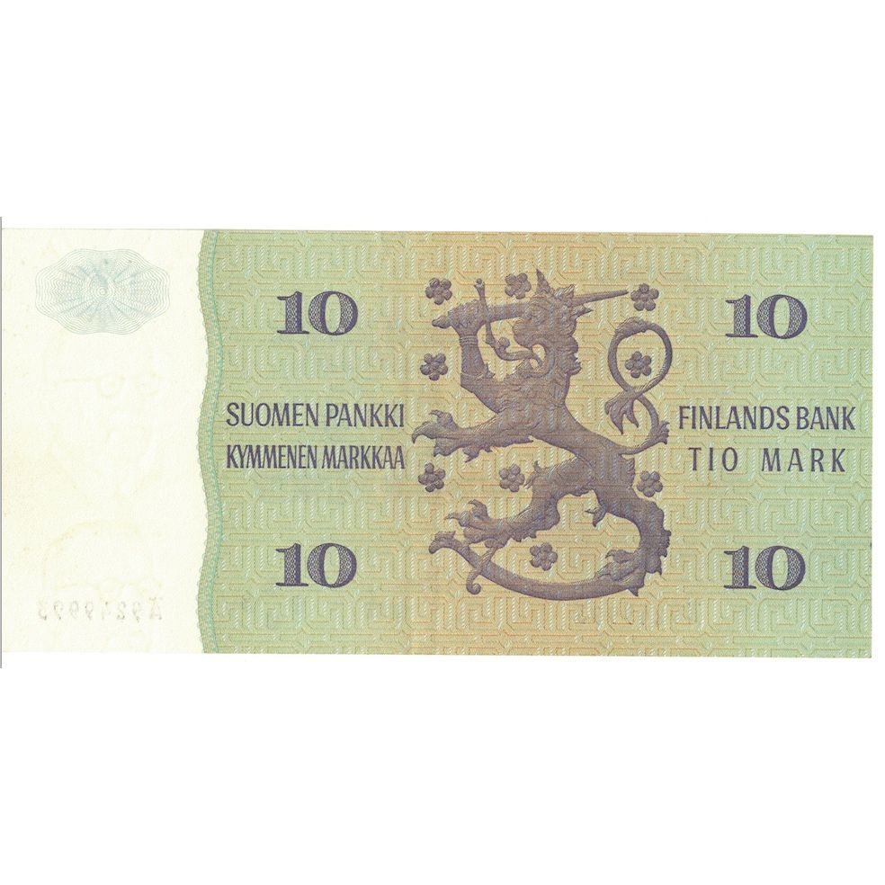 Geldschein, Finnland, 10 Markkaa, 1980, KM:111a, VZ