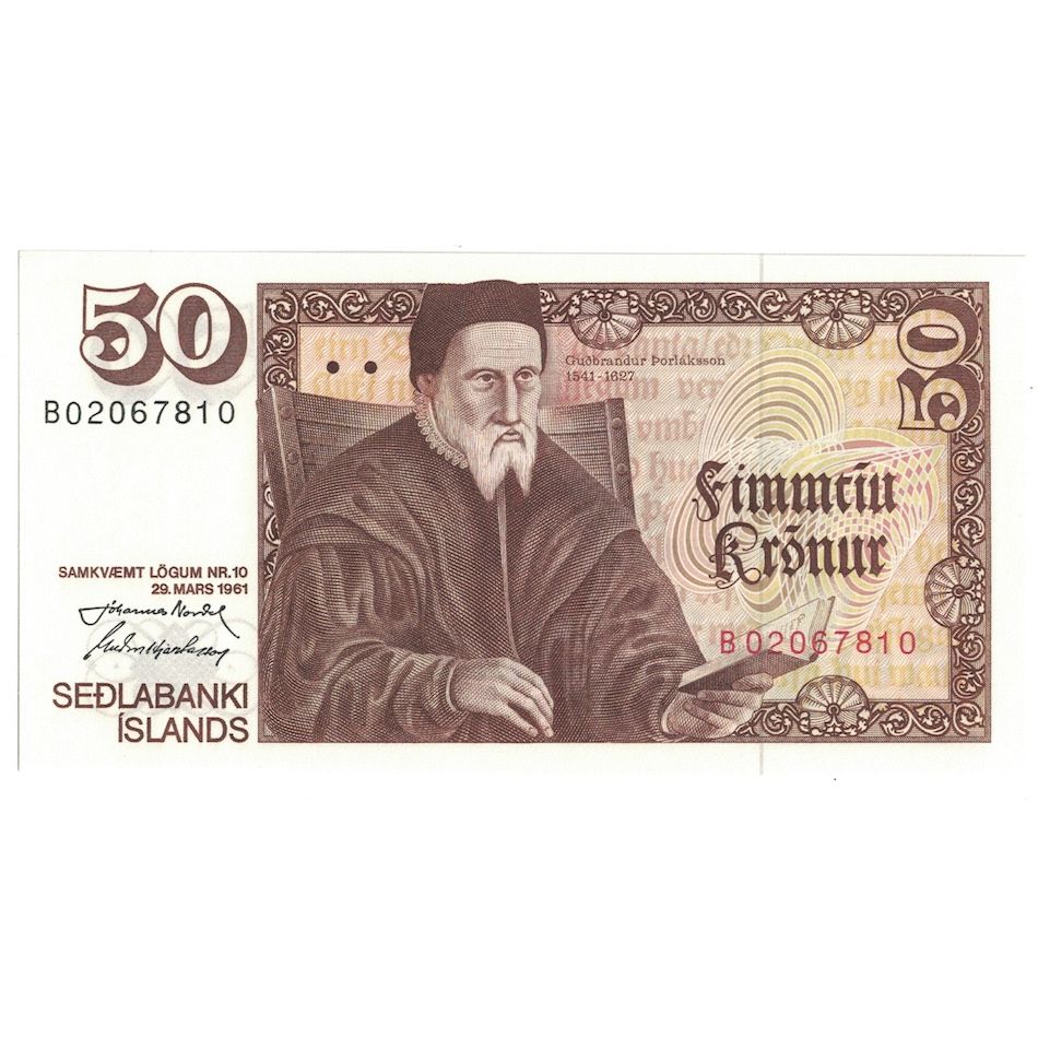 Billete, 50 Kronur, 1981, Islandia, KM:49a, UNC