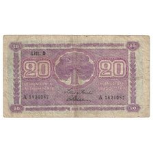 Geldschein, Finnland, 20 Markkaa, 1939, KM:71a, SGE+