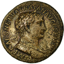 Moneta, Trajan, As, Rome, BB, Bronzo, RIC:434var