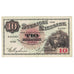 Biljet, Zweden, 10 Kronor, 1938, KM:34u, TTB