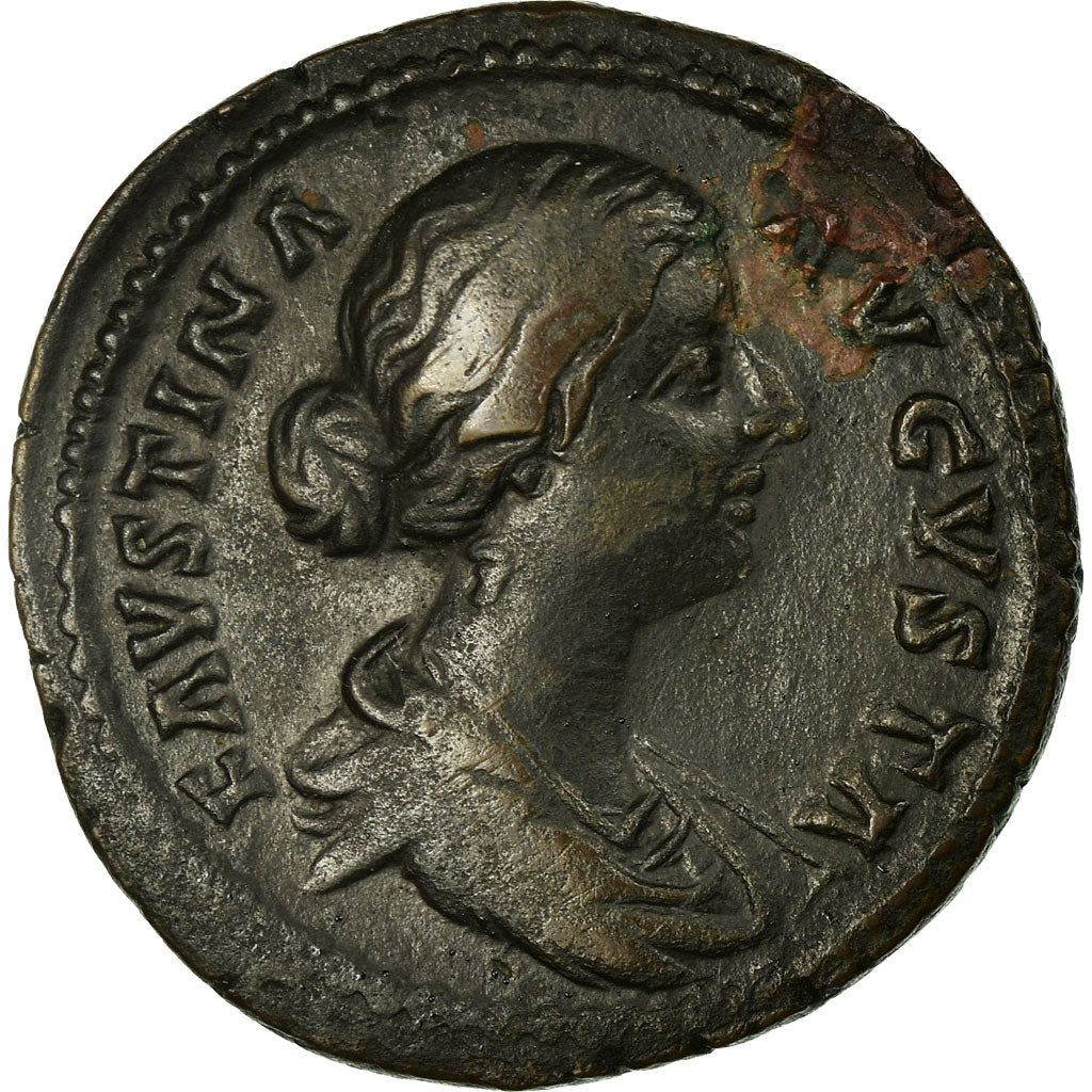Münze, Faustina II, As, Rome, SS, Bronze, RIC:1639